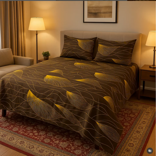 Luxe Satin Collection - Golden Wave